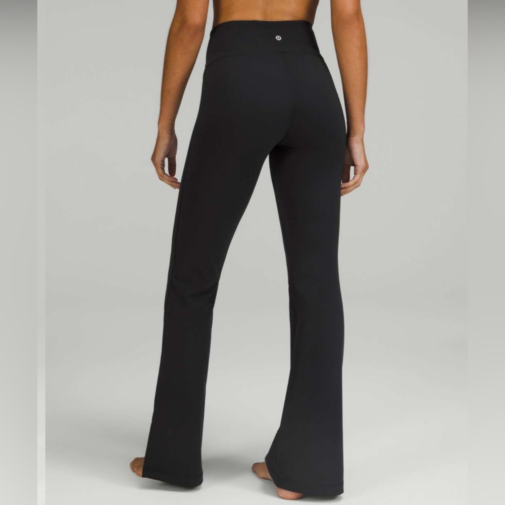 Lululemon black flare leggings - Groove Super-High-Rise Split-Hem Flare Pant